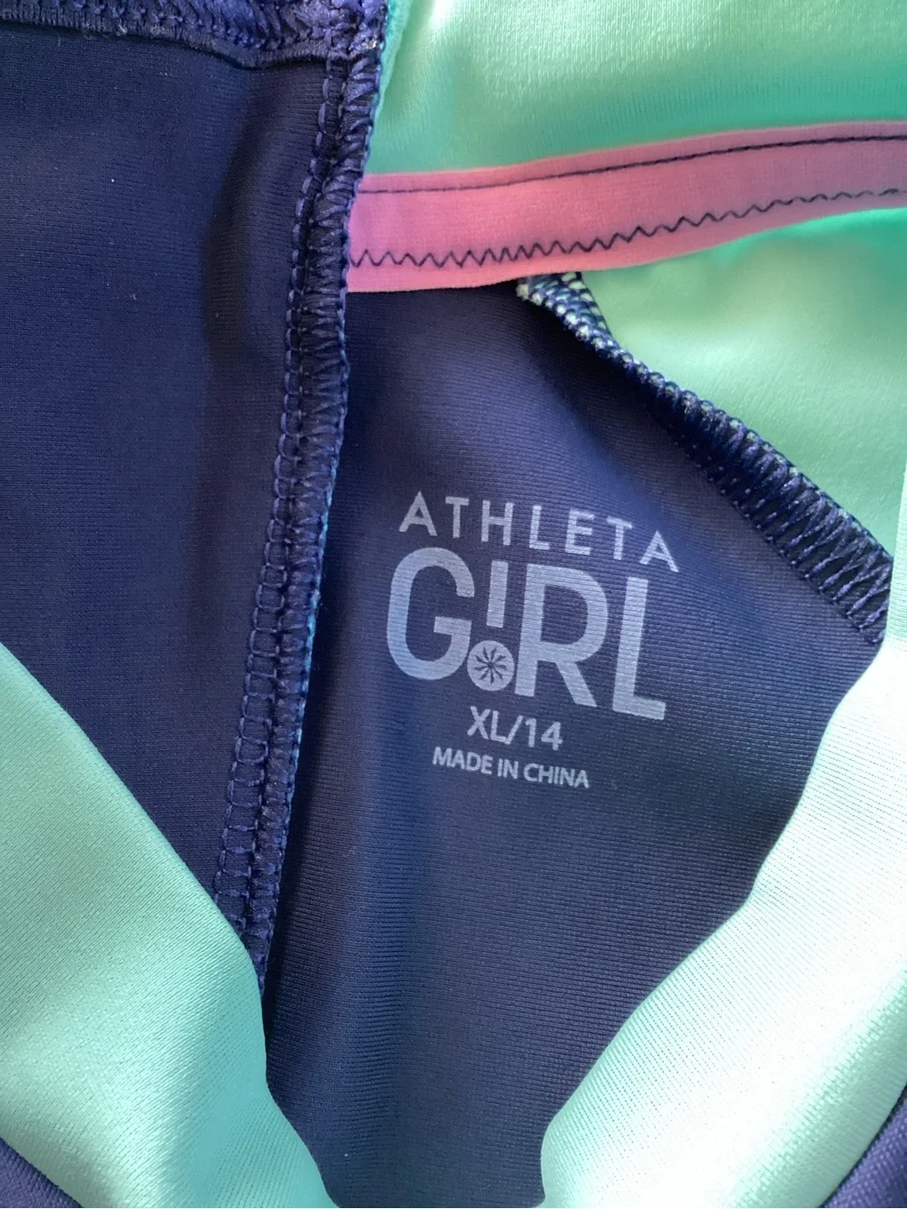 Athleta Girl Colorblock Rash Guard